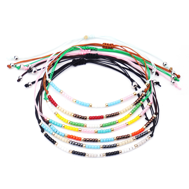 American Fashion Trends Colorful Bohemian Seedbeads Strands Adjustable Bracelet Jewelry
American Fashion Trends Colorful Bohemian Seedbeads Strands Adjustable Bracelet Jewelry