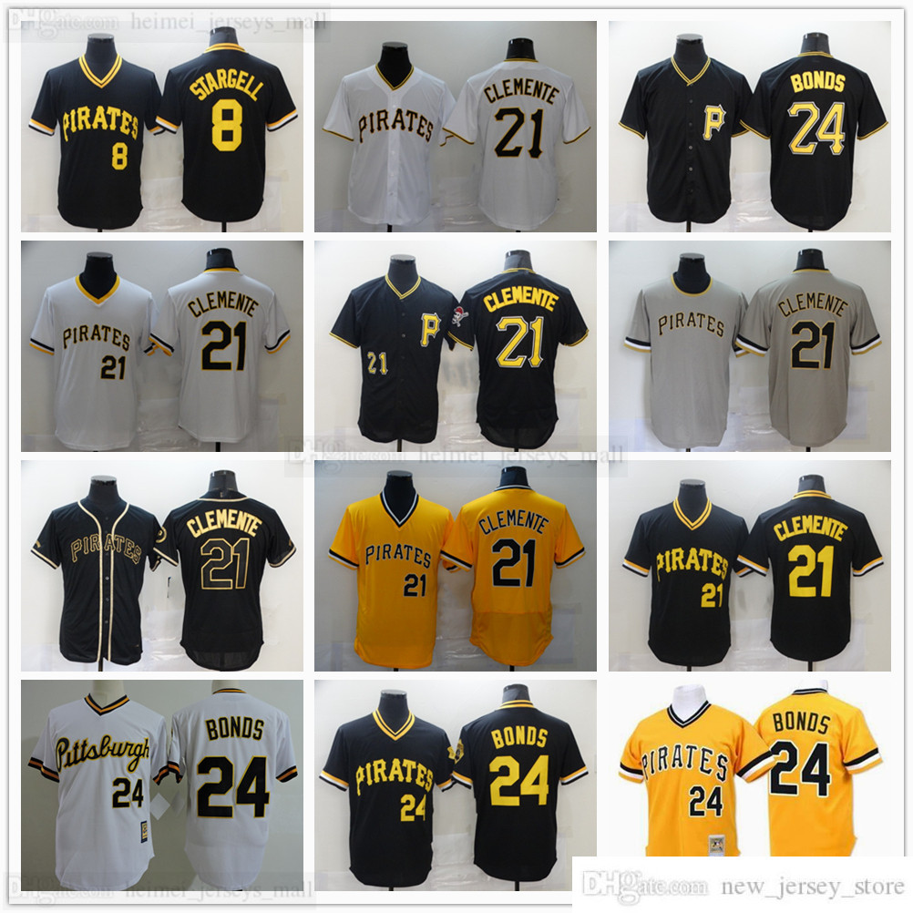 2022 news Baseball Jerseys 21 Roberto Clemente 8 Willie Stargell Jersey Black White Gold Blue Yellow 24 Barry Bonds Top Quality Stitched Man Size S-XXXL, Same as picture
2022 news Baseball Jerseys 21 Roberto Clemente 8 Willie Stargell Jersey Black White Gold Blue Yellow 24 Barry Bonds Top Quality Stitched Man Size S-XXXL, Same as picture