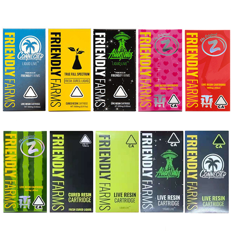 Friendly Farms Live Resin Cartridges FF Atomizers Glass Ceramic 0.8ml 1.0ml 510 Thread Vape Carts With Newest Packages Tubes Lables
Friendly Farms Live Resin Cartridges FF Atomizers Glass Ceramic 0.8ml 1.0ml 510 Thread Vape Carts With Newest Packages Tubes Lables