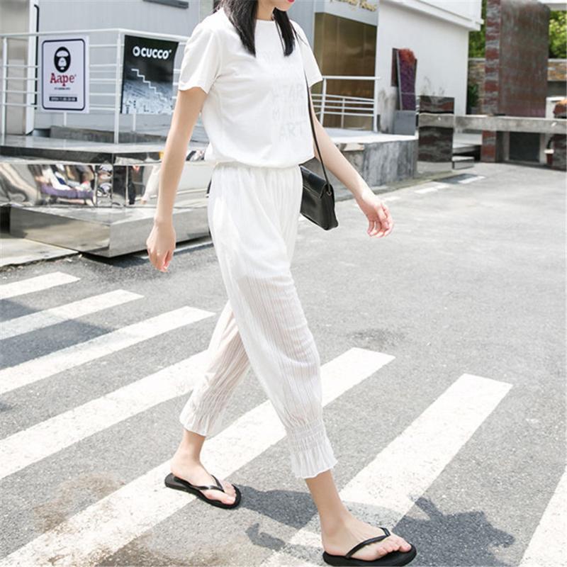 Women' Pants & Capris Summer 2021 Ice Silk Chiffon Pleated Women High Waist Drop Feeling Loose-Fitting Harem Ruffle Pant Thin Casual
Women' Pants & Capris Summer 2021 Ice Silk Chiffon Pleated Women High Waist Drop Feeling Loose-Fitting Harem Ruffle Pant Thin Casual