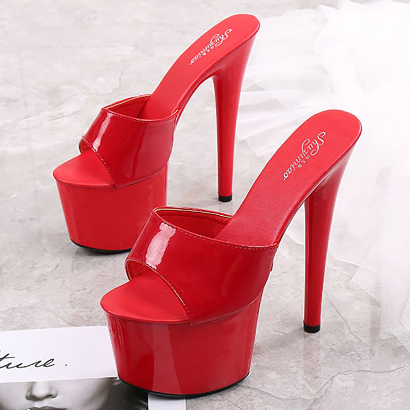 HOKSZVY 2020 New Patent Leather Fish Toe Special High Heels Fine Sexy Black Platform Heels sandals Female Summer RWER3234, 13-blue
HOKSZVY 2020 New Patent Leather Fish Toe Special High Heels Fine Sexy Black Platform Heels sandals Female Summer RWER3234, 13-blue