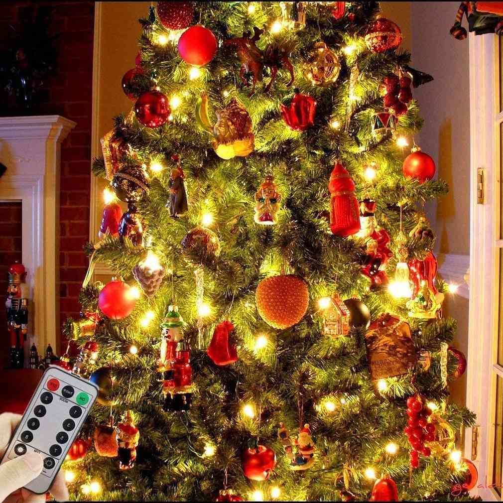 10M Led String Light Remote control Christmas lighting Usb Feeding Curtain Lamp Xmas Lighting New Year Decorations 2021