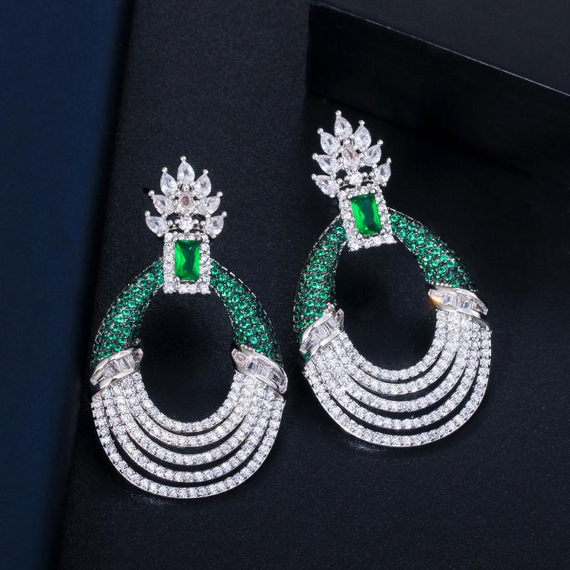 Dangle & Chandelier ThreeGraces Fashion Green Cubic Zirconia Stone Women Wedding Party Jewelry Big Long Drop Earrings Bohemian Style ER323, Silver
Dangle & Chandelier ThreeGraces Fashion Green Cubic Zirconia Stone Women Wedding Party Jewelry Big Long Drop Earrings Bohemian Style ER323, Silver