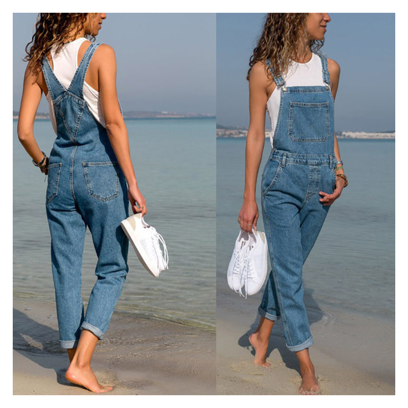 Fashion Women Ladies Baggy Denim Cross Border Special Jeans Bib Full Length Overall Solid Loose Causal Jumpsuit Hot Suspender, Light blue
Fashion Women Ladies Baggy Denim Cross Border Special Jeans Bib Full Length Overall Solid Loose Causal Jumpsuit Hot Suspender, Light blue