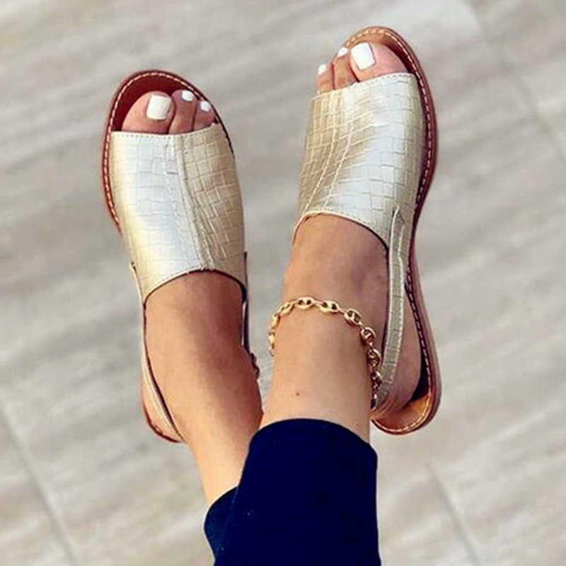 Summer Women Slippers 2020 Fashion Sandals Flat Shoes for Woman Peep-toe Female Casual Slides Beach Outdoor Y0714, Black b
Summer Women Slippers 2020 Fashion Sandals Flat Shoes for Woman Peep-toe Female Casual Slides Beach Outdoor Y0714, Black b