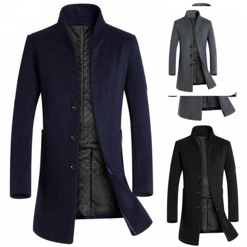 Men's Trench Coats Stylish Men Windbreaker Long Sleeve Winter Coat Windproof Warm, Tan;black
Men's Trench Coats Stylish Men Windbreaker Long Sleeve Winter Coat Windproof Warm, Tan;black