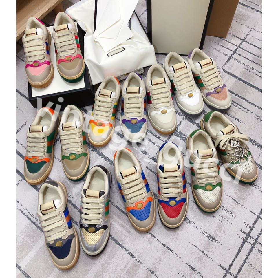 Women Luxurys Designers Shoes Brand Mens Screener leather sneaker Fashion Trainers Casual Sneakers size 35-44 with box
Women Luxurys Designers Shoes Brand Mens Screener leather sneaker Fashion Trainers Casual Sneakers size 35-44 with box