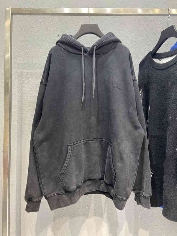 Men's Hoodies & Sweatshirts Correct version of autumn and winter Paris B home embroidery washing old men's women's Pure Black Fleece Sweater Hoodie FNWV
Men's Hoodies & Sweatshirts Correct version of autumn and winter Paris B home embroidery washing old men's women's Pure Black Fleece Sweater Hoodie FNWV