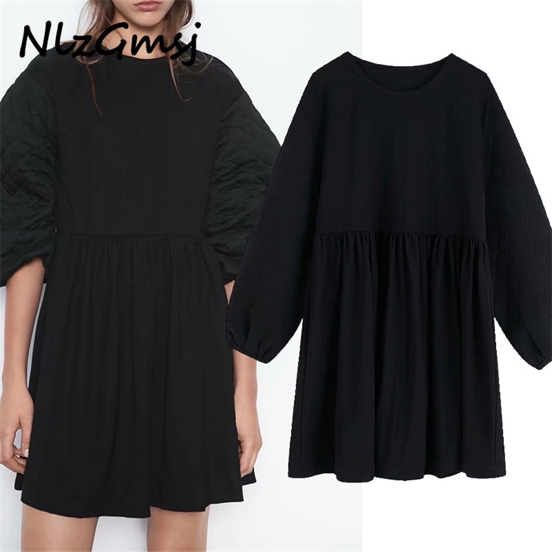 Dres Spring Solid Vintage Mini O-Neck Long Sleeve Black Street Female Elegant es Clothing Vestidos 210628, As picture
Dres Spring Solid Vintage Mini O-Neck Long Sleeve Black Street Female Elegant es Clothing Vestidos 210628, As picture