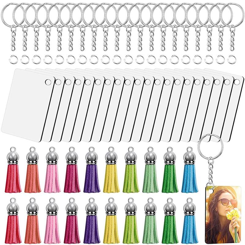 Keychains Sublimation Keychain Blank Rectangle, Tassel Key Ring Suitable For DIY Office Label Art Craft Decoration
Keychains Sublimation Keychain Blank Rectangle, Tassel Key Ring Suitable For DIY Office Label Art Craft Decoration