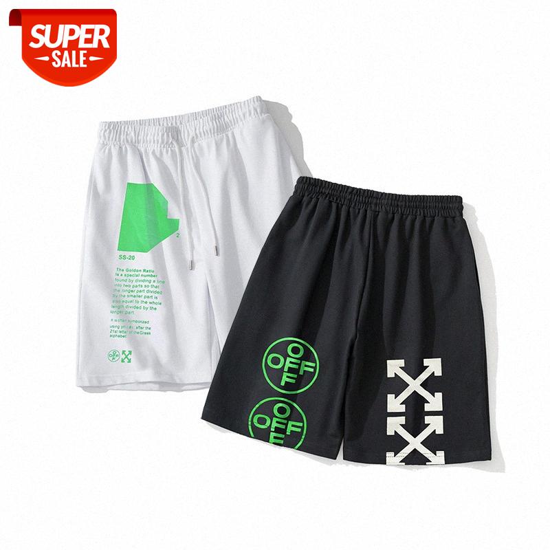 European and American summer men's OW tide brand casual sports fluorescent green letter printed shorts five-point pants #le9V, Black
European and American summer men's OW tide brand casual sports fluorescent green letter printed shorts five-point pants #le9V, Black