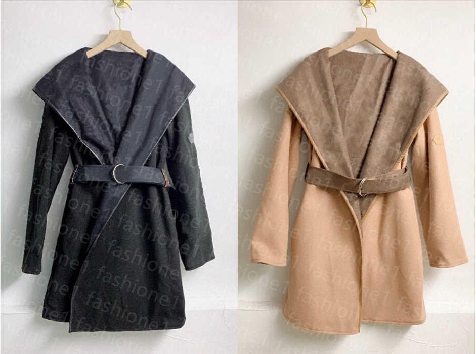 New Designer Womens Trench Coats Fashion Outerwear Hooded Jacket Letters Style with Belt Slim Outfit Large Size Jackets Windbreaker Black and Khaki High Quality
New Designer Womens Trench Coats Fashion Outerwear Hooded Jacket Letters Style with Belt Slim Outfit Large Size Jackets Windbreaker Black and Khaki High Quality
