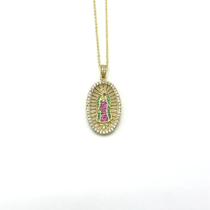 Pendant Necklaces 5pcs/lot Lady Of Guadalupe Bracelet Virgin Mother Mary Religious O Chain For Women
Pendant Necklaces 5pcs/lot Lady Of Guadalupe Bracelet Virgin Mother Mary Religious O Chain For Women