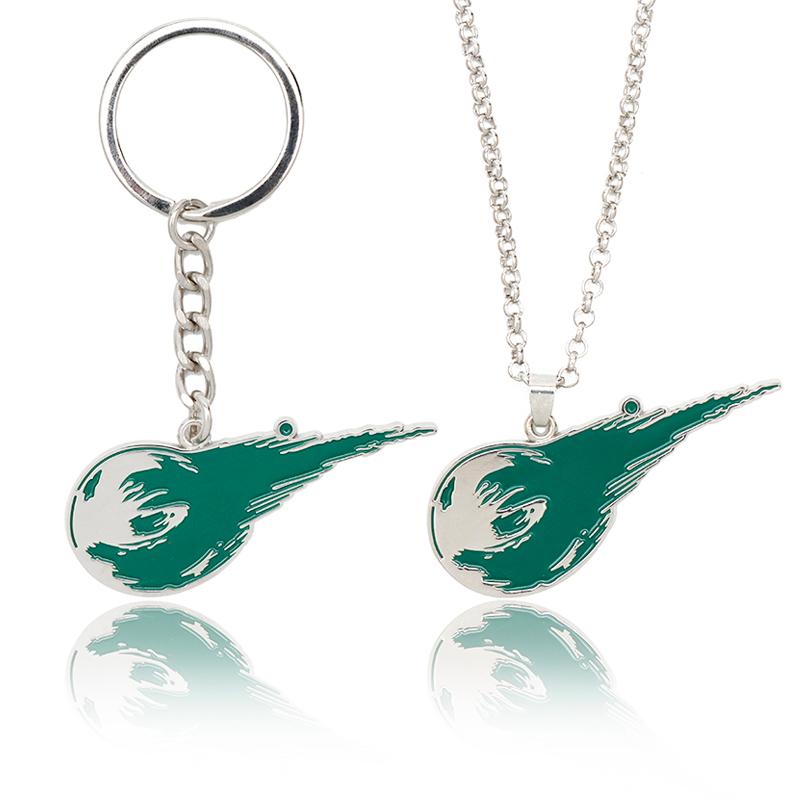 Pendant Necklaces Final Fantasy 7 Meteor Key Chain Necklaces&Pendants Game Trinket Jewelry Keyrings Women Men Chains Llavero
Pendant Necklaces Final Fantasy 7 Meteor Key Chain Necklaces&Pendants Game Trinket Jewelry Keyrings Women Men Chains Llavero