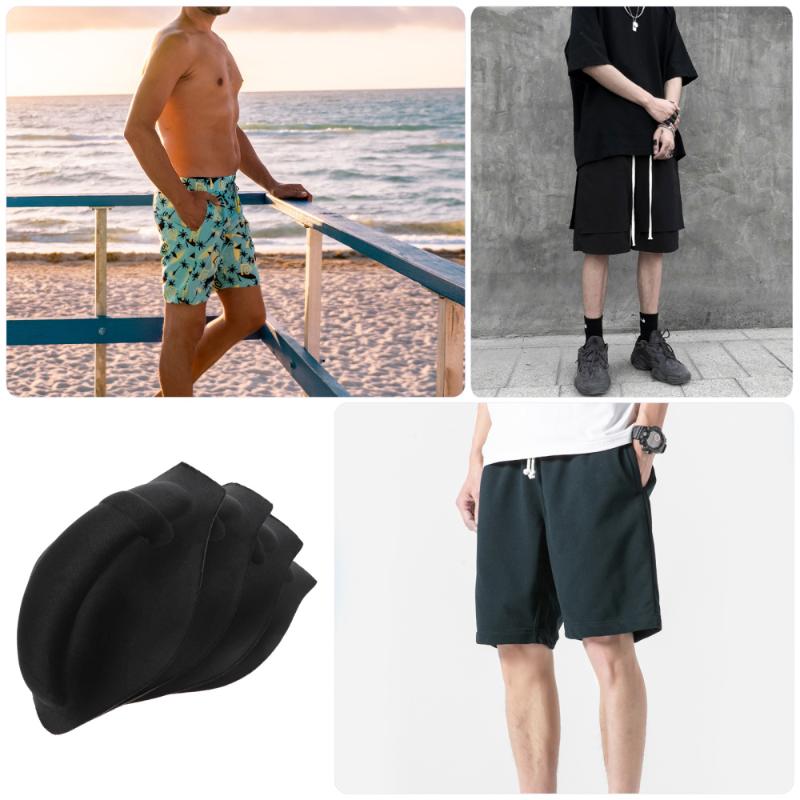 Underpants 4pcs Men Bulge Enhancing Underwear Cup Sponge Pad Swimwear3696478