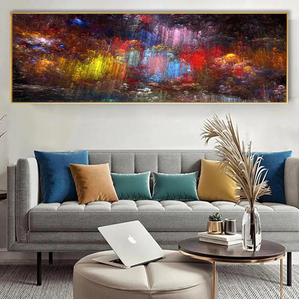 Abstract Colorful Clouds Painting Modern Canvas Prints Wall Art Pictures For Living Room Home Decor Posters Big Size Quadros