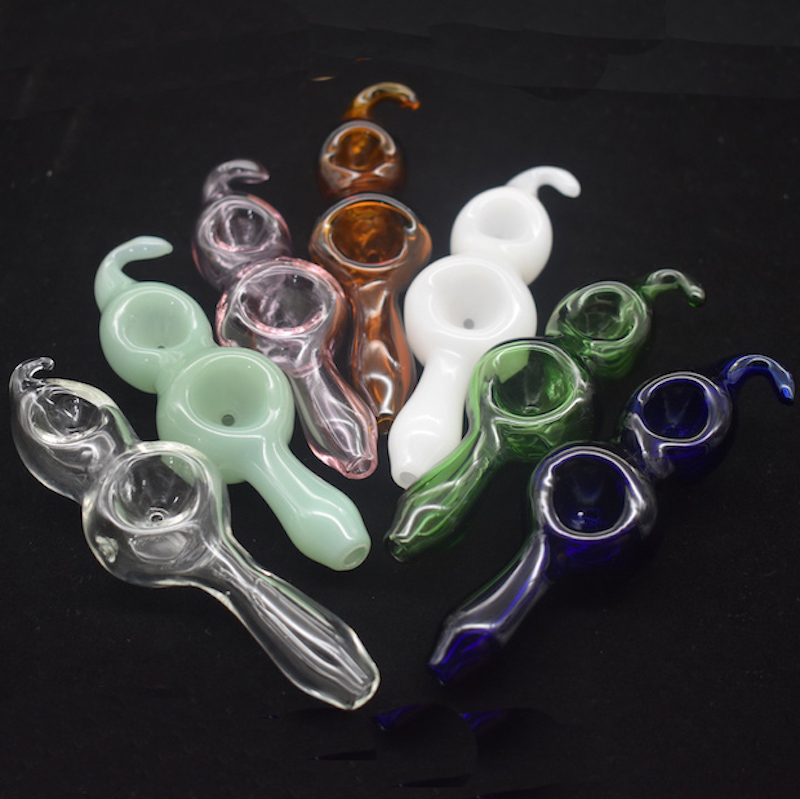 Wholesales double bowl Glass Pipes Smoking Hookah Tobacco Glass Spoon Pipe Colored Mini Glass Pipes Small Hand Pipes For Oil Burner Dab
Wholesales double bowl Glass Pipes Smoking Hookah Tobacco Glass Spoon Pipe Colored Mini Glass Pipes Small Hand Pipes For Oil Burner Dab