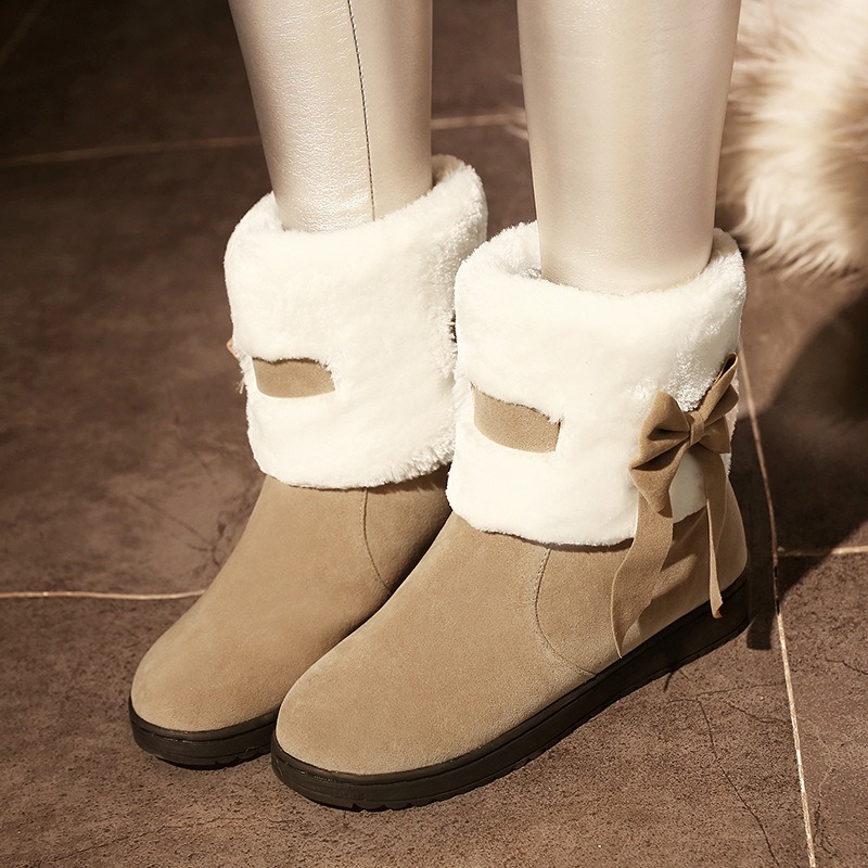 ladies fashion platform boots chunky wedges women boots casual bottom winter shoes woman