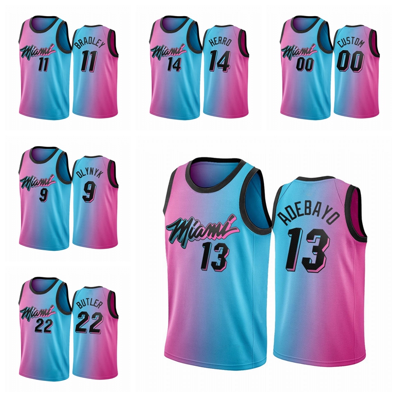 MiamiHeatMEN Jimmy Butler Bam Adebayo Kelly Olynyk Blue Pick City Vice 2020-21 Custom Basketball Jersey, Black
MiamiHeatMEN Jimmy Butler Bam Adebayo Kelly Olynyk Blue Pick City Vice 2020-21 Custom Basketball Jersey, Black