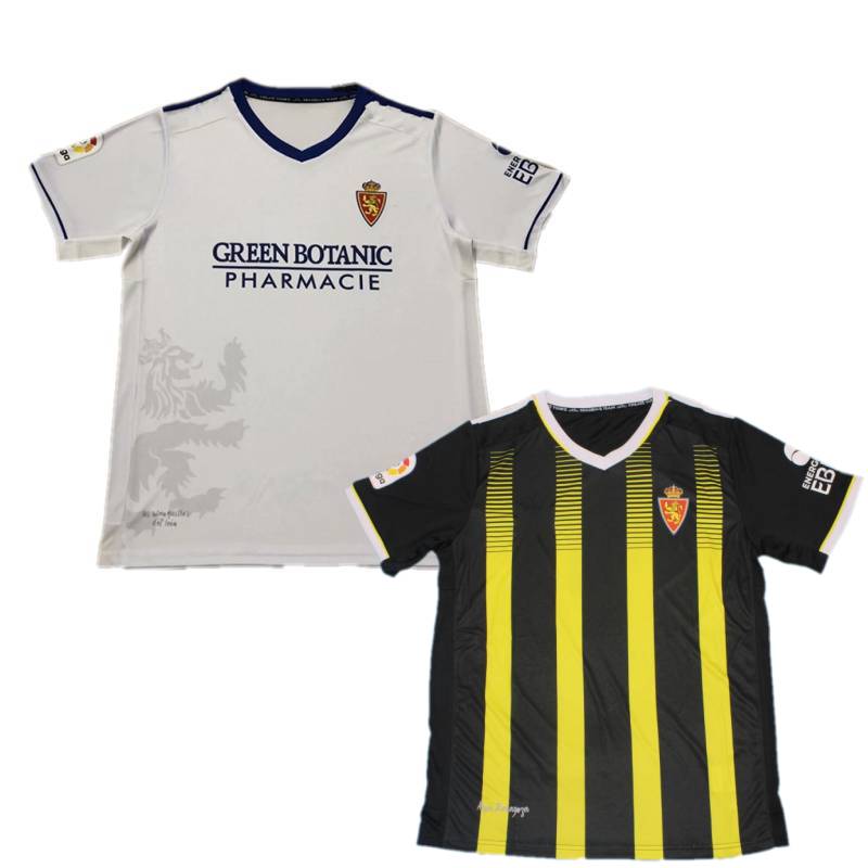 

2021/22 Real Zaragoza Soccer Jersey 2022 #7 MIGUEL SHINJI KAGAWA POMBO GUTI Uniform Mens #15 ALEJANDRO VAZQUEZ JAVI ROS Football Shirt, Home