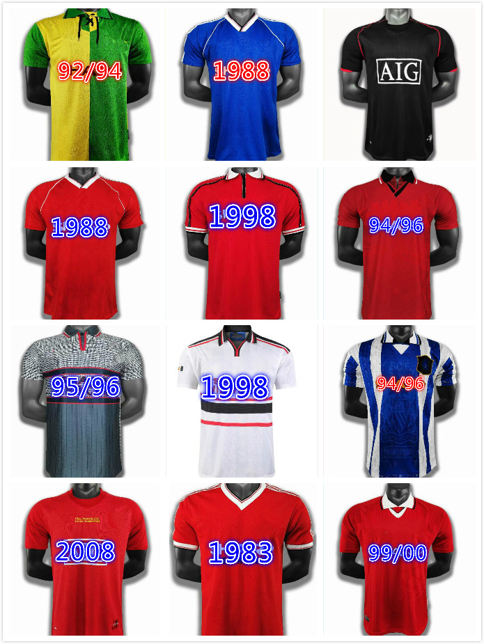 1992 1994 1996 1998 1999 2000 2002 2008 Manchester Retro Soccer Jerseys Cantona Beckham Giggs Scholes Keane Solskjaer RONALDO van Nistelrooy Larsson football shirt, Lavender
1992 1994 1996 1998 1999 2000 2002 2008 Manchester Retro Soccer Jerseys Cantona Beckham Giggs Scholes Keane Solskjaer RONALDO van Nistelrooy Larsson football shirt, Lavender