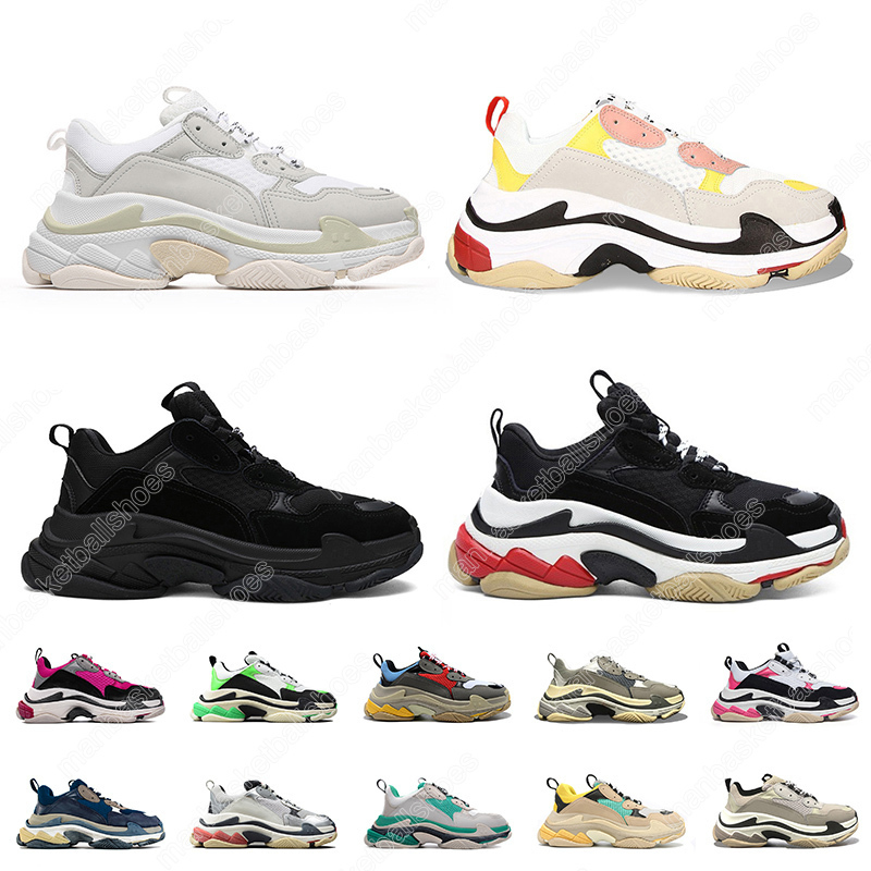 Breatheable Pairs 17FW Triple s Sneakers Women Mens Luxurys Designers Run Shoes Crystal Bottoms Clear Sole Loafers Vintage White Black Volt Red Sports, A38 36-40
Breatheable Pairs 17FW Triple s Sneakers Women Mens Luxurys Designers Run Shoes Crystal Bottoms Clear Sole Loafers Vintage White Black Volt Red Sports, A38 36-40