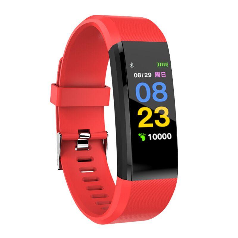 115Plus Bracelet Heart Rate Blood Pressure Smart Band Fitness Tracker Smartband Wristband For Fitbits Watch Wristbands220Z7823929