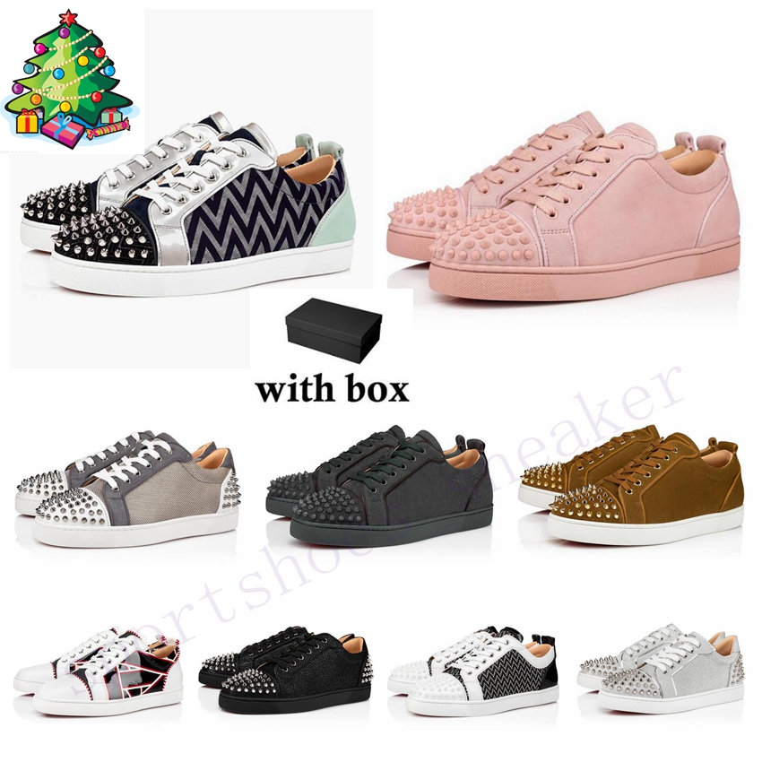 TOP Designer Red Bottom Casual Shoes Studded Spikes Sneakers Men Women Trainers Fashion Platform Insider Sneaker Low Cut Suede rivet Shoe With Box, Black
TOP Designer Red Bottom Casual Shoes Studded Spikes Sneakers Men Women Trainers Fashion Platform Insider Sneaker Low Cut Suede rivet Shoe With Box, Black