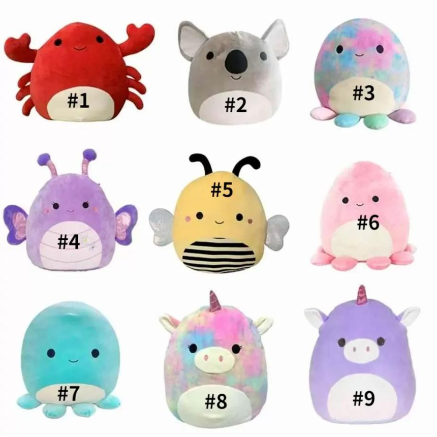 25cm Squishmallow Kawaii Big Squish Animal Unicorn Piggy Dinosaur Cat Octopus Soft Stuffed Plush Doll Pillow Chair Cushion Kids Toys
25cm Squishmallow Kawaii Big Squish Animal Unicorn Piggy Dinosaur Cat Octopus Soft Stuffed Plush Doll Pillow Chair Cushion Kids Toys