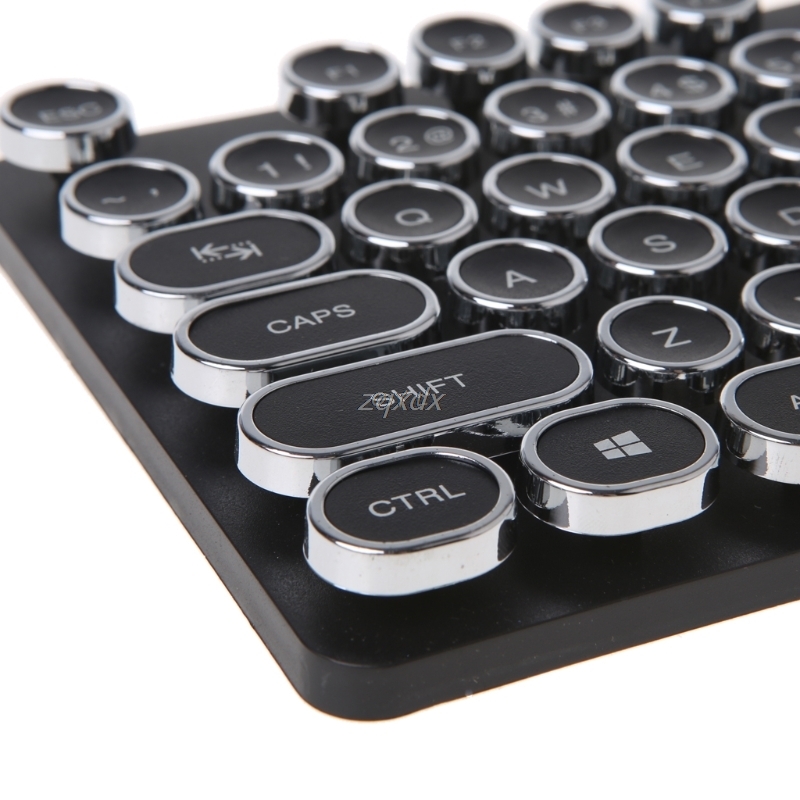 DIY Keycap Retro Steam Punk Typewriter Mechanical Keyboard 104 87 Standard Keys Z09 Drop ship