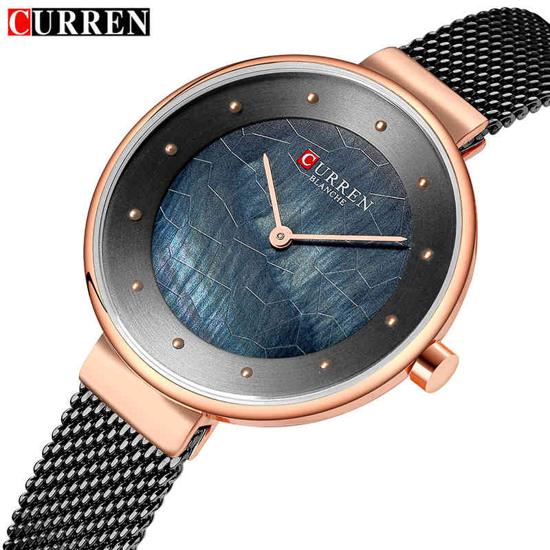 CURREN Luxury Brand Ladies Quartz Watches Women Stainless Steel Blue Watch Female Wrist Watch Relogio Feminino 210517, Gold white
CURREN Luxury Brand Ladies Quartz Watches Women Stainless Steel Blue Watch Female Wrist Watch Relogio Feminino 210517, Gold white