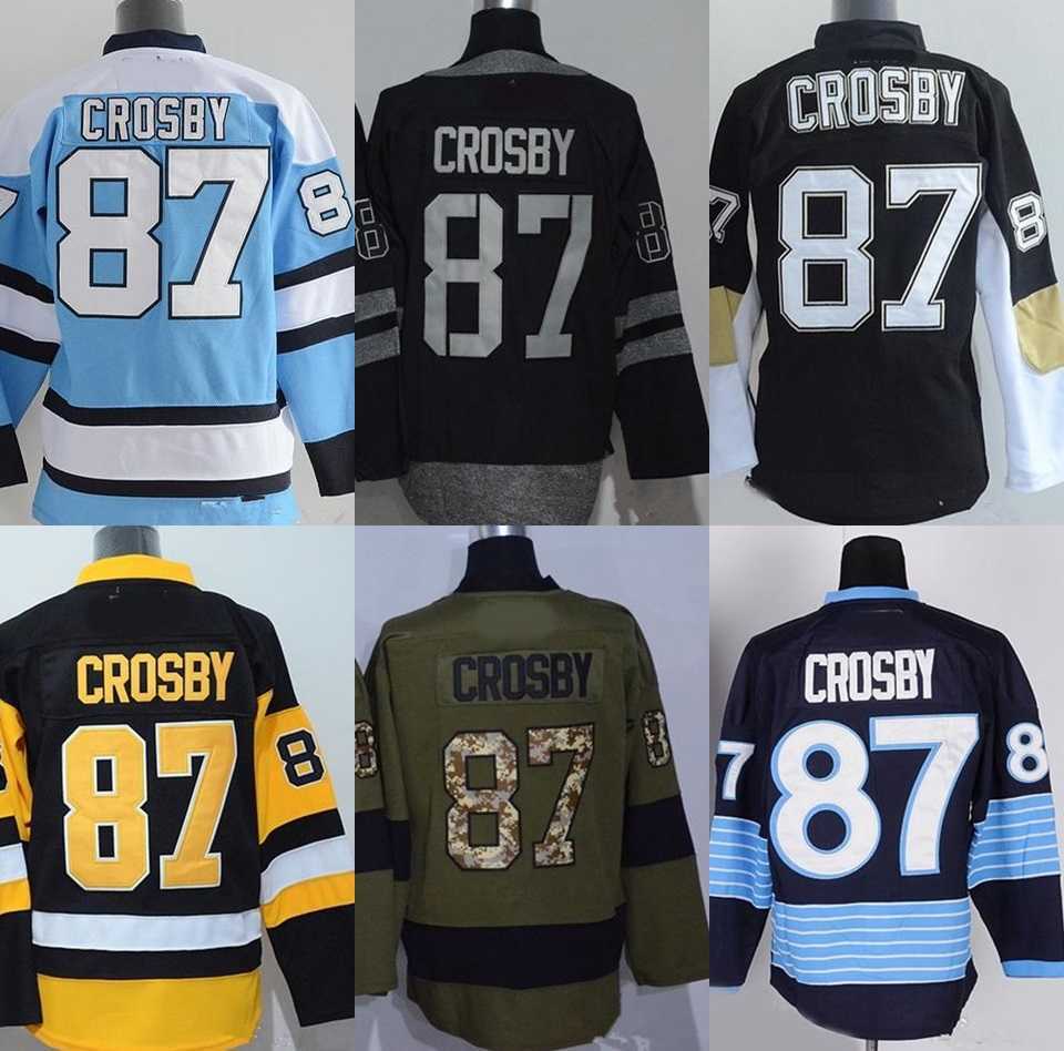 Factory Outlet Men's #87 Sidney Crosby Grey Blue Green Black Yellow White Best Quality ice hockey jerseys vintage
Factory Outlet Men's #87 Sidney Crosby Grey Blue Green Black Yellow White Best Quality ice hockey jerseys vintage