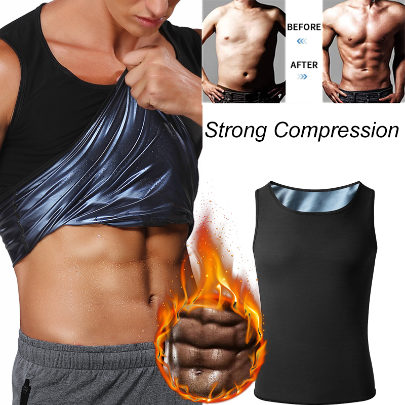 Mens Waist Trainer Vest Sweat Shirt Slimming Body Shaper Neoprene Sauna Suit Workout Cami for WeightLoss Tummy Fat Loss, Advanced black
Mens Waist Trainer Vest Sweat Shirt Slimming Body Shaper Neoprene Sauna Suit Workout Cami for WeightLoss Tummy Fat Loss, Advanced black