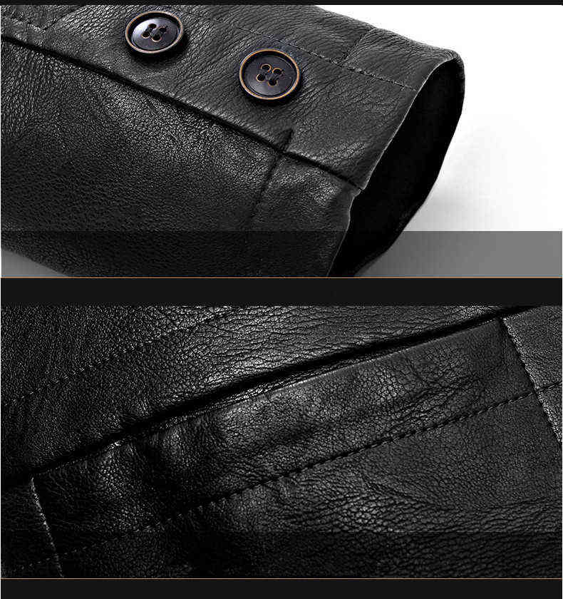 Men's Winter Leather Jacket Soft Thick Warm PU Leather Jacket Male Business casual Coats Man Jaqueta Masculinas Plus Size 4XL 211106