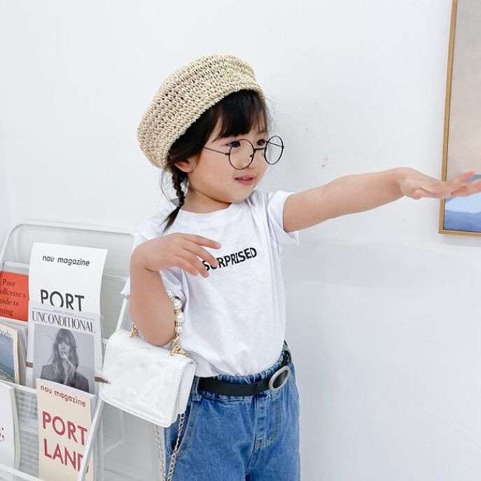 Kids Princess Handbags INS Girls Letter Peals Messenger Bags Fashion Children Mini Change Purse Girl One shoulder Bag, Black
Kids Princess Handbags INS Girls Letter Peals Messenger Bags Fashion Children Mini Change Purse Girl One shoulder Bag, Black