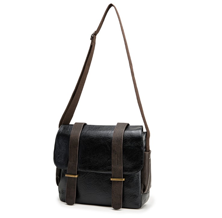 Fashion leather messenger bag mens single crossbodys vintage casual shoulder bags zipper purse male handbags, Black
Fashion leather messenger bag mens single crossbodys vintage casual shoulder bags zipper purse male handbags, Black