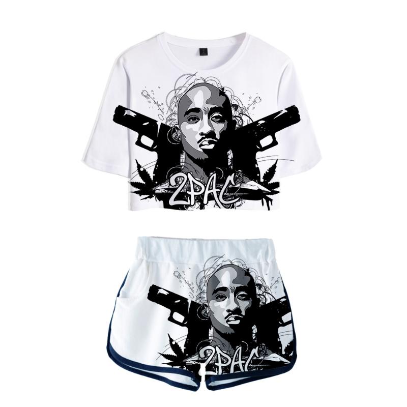 Print Summer K-pops Casual Cool Women Two Piece Set Shorts And T-shirts Clothes 2021 Sets Plus Size Xxl Women's Tracksuits, Gray
Print Summer K-pops Casual Cool Women Two Piece Set Shorts And T-shirts Clothes 2021 Sets Plus Size Xxl Women's Tracksuits, Gray