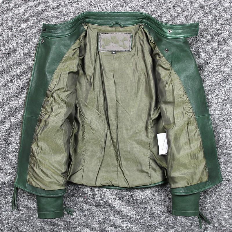 Women' Leather & Faux Italy 2021 Green Sheepskin Genuine Jacket Women Motor Windproof Biker Real Coat Zip Punk Jaqueta De Couro
Women' Leather & Faux Italy 2021 Green Sheepskin Genuine Jacket Women Motor Windproof Biker Real Coat Zip Punk Jaqueta De Couro