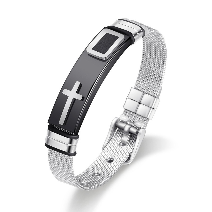 Believe Gold Jesus Cross bracelet Bangle Stainless steel pin buckle watch bands wristband Bracelets for men fashion jewelry
Believe Gold Jesus Cross bracelet Bangle Stainless steel pin buckle watch bands wristband Bracelets for men fashion jewelry