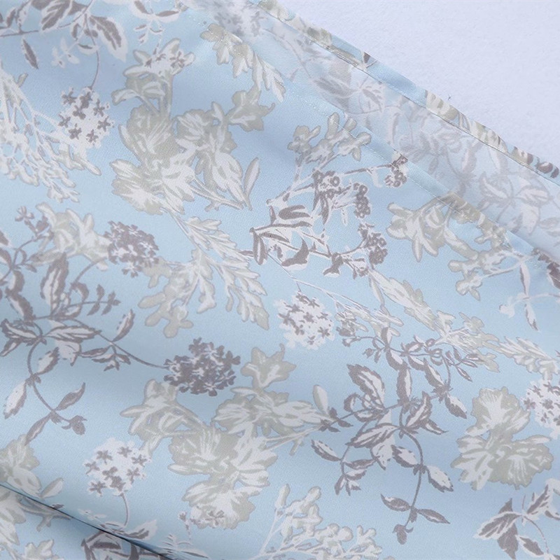 Casual Woman V Neck Print Satin Shirt Dress Spring Eleagnt Female Sashes Button Long es Ladies Sleeve 210515