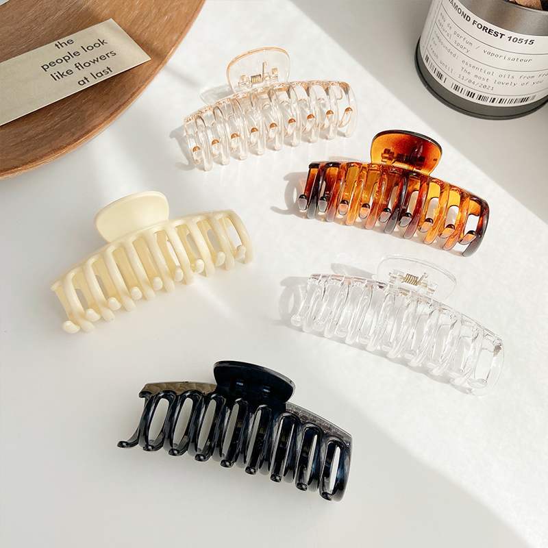 Elegant Retro Multicolor Resin Large Hair Clip Bath Hair Claw for Women Girl Shark Hair Accessories Style Make
Elegant Retro Multicolor Resin Large Hair Clip Bath Hair Claw for Women Girl Shark Hair Accessories Style Make