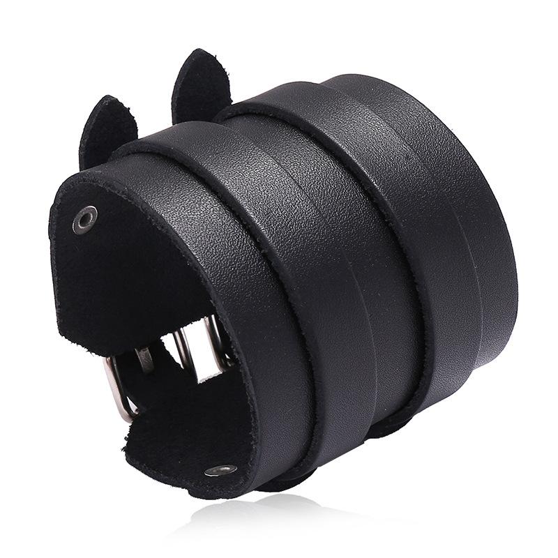 Bangle Jessingshow Black Genuine Leather Bracelets Men Women Fashion Vintage Wide Bangles Punk Style Soft Cool Jewellery Gift
Bangle Jessingshow Black Genuine Leather Bracelets Men Women Fashion Vintage Wide Bangles Punk Style Soft Cool Jewellery Gift