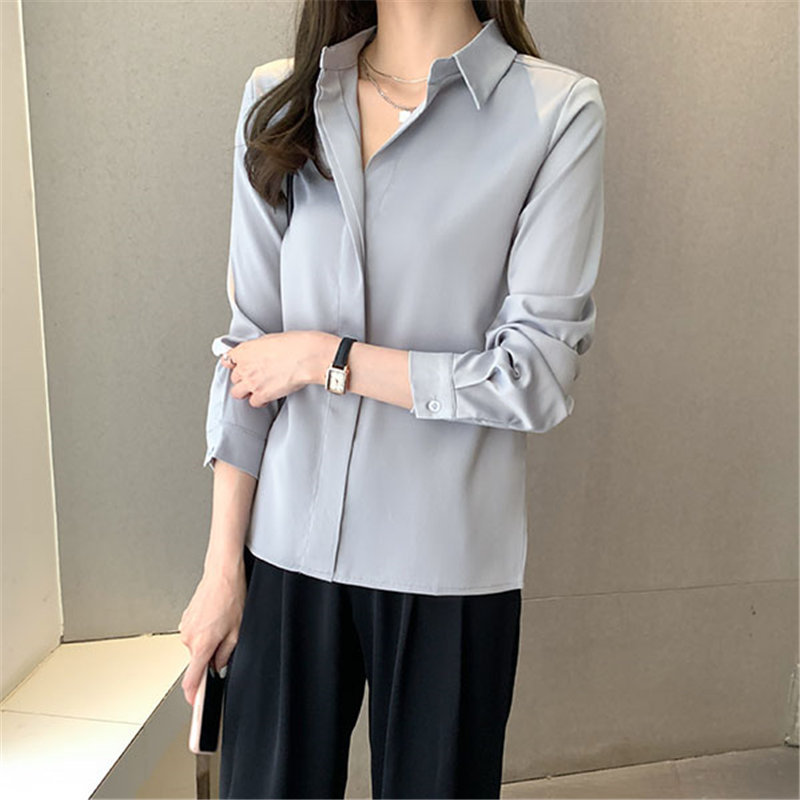 Sweet Gentle Office Lady Feminine Chic Women Blouses Plus Size Loose Elegant Minimalist Stylish Tops Shirts 210421