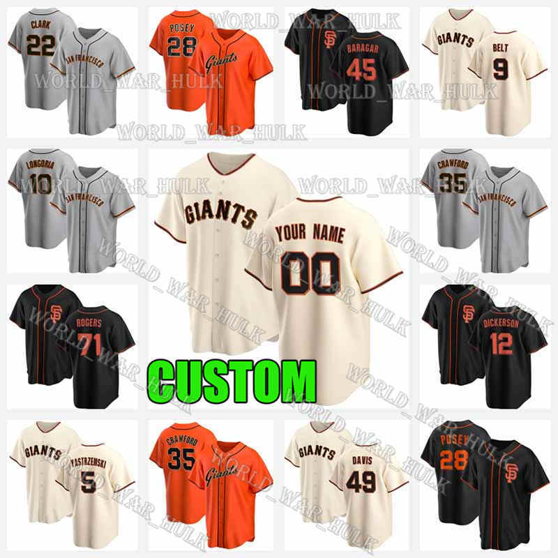 San 20 21 Francisco Custom Giants Baseball Jersey 28 Buster Posey Jerseys 22 Will Clark 29 Jeff Samardzija Caleb Baragar Brandon Crawford, Blue;black
San 20 21 Francisco Custom Giants Baseball Jersey 28 Buster Posey Jerseys 22 Will Clark 29 Jeff Samardzija Caleb Baragar Brandon Crawford, Blue;black