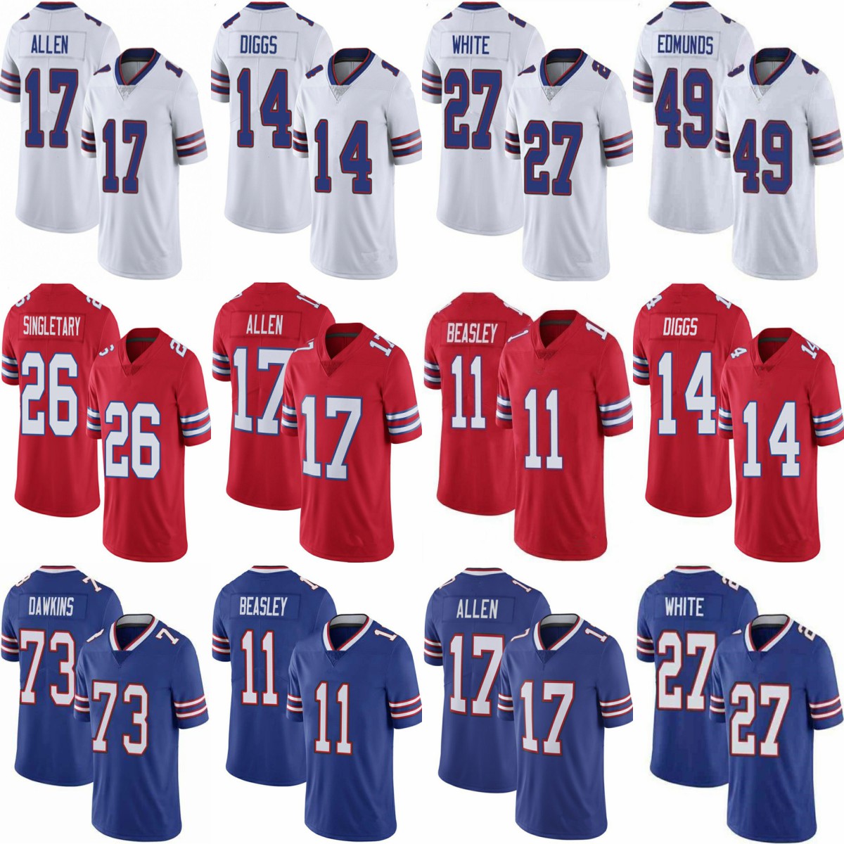 BUF 17 Josh Allen 40 Von Miller Mens Women Youth billes Football 14 Stefon Diggs Jerseys 27 Tre'Davious White Dawson Knox Tremaine Edmunds Devin Singletary Jim Kelly, Womens
BUF 17 Josh Allen 40 Von Miller Mens Women Youth billes Football 14 Stefon Diggs Jerseys 27 Tre'Davious White Dawson Knox Tremaine Edmunds Devin Singletary Jim Kelly, Womens