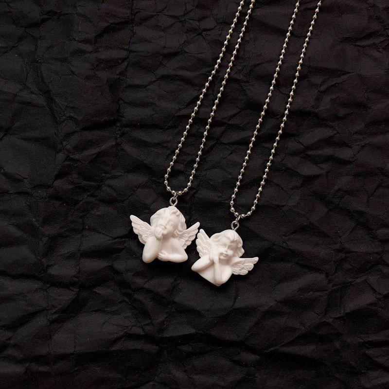 Creative Cupid Angel Pendant Stainless Steel Necklace Baby Shaped Jewelry Sweetheart For Women Man Friendship Girl Gifts Necklaces
Creative Cupid Angel Pendant Stainless Steel Necklace Baby Shaped Jewelry Sweetheart For Women Man Friendship Girl Gifts Necklaces