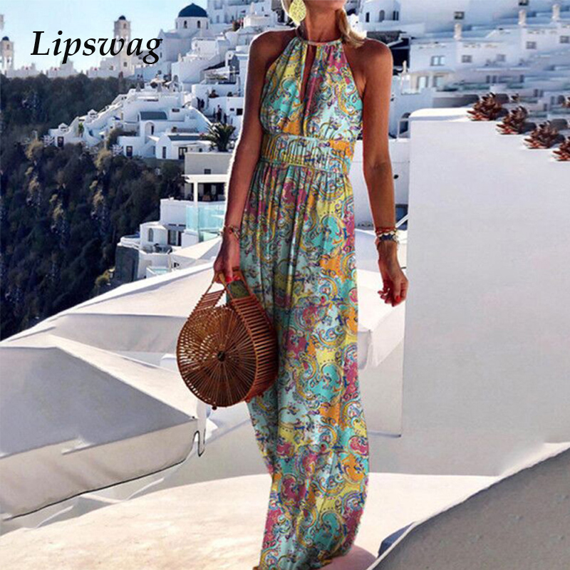 retro pattern print halter maxi party dress backless hollow out boho long dress summer elegant sleeveless women beach dresshigh quality, Black;gray
retro pattern print halter maxi party dress backless hollow out boho long dress summer elegant sleeveless women beach dresshigh quality, Black;gray