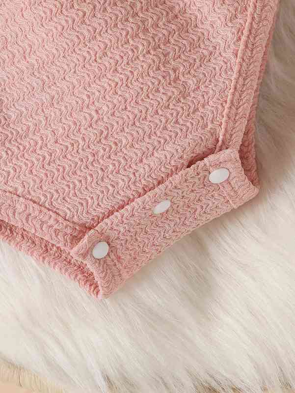 Baby Flounce Sleeve Bow Front Bodysuit & Headband SHE