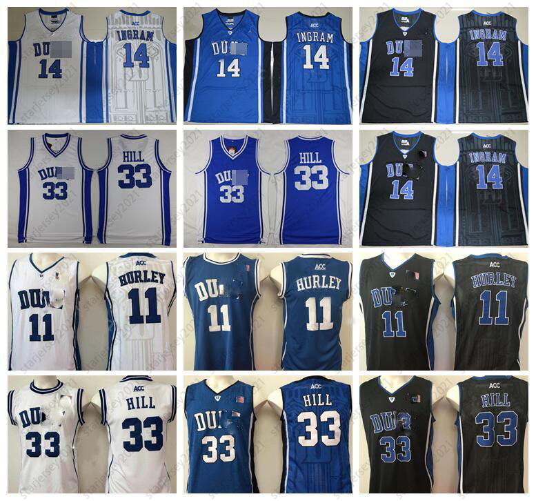 Duke Blue Devils College Bobby Hurley Jersey 11 Men Basketball Grant Hill 33 Brandon Ingram Jersey 14 Black Away White Team Color Blue
Duke Blue Devils College Bobby Hurley Jersey 11 Men Basketball Grant Hill 33 Brandon Ingram Jersey 14 Black Away White Team Color Blue