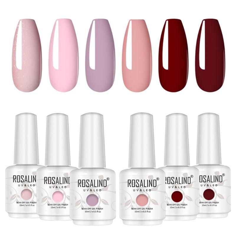 Nail Gel 6pcs 15ml Soak Off UV Polish Quick Building Tips Set Plant Potherapy, Red;pink
Nail Gel 6pcs 15ml Soak Off UV Polish Quick Building Tips Set Plant Potherapy, Red;pink